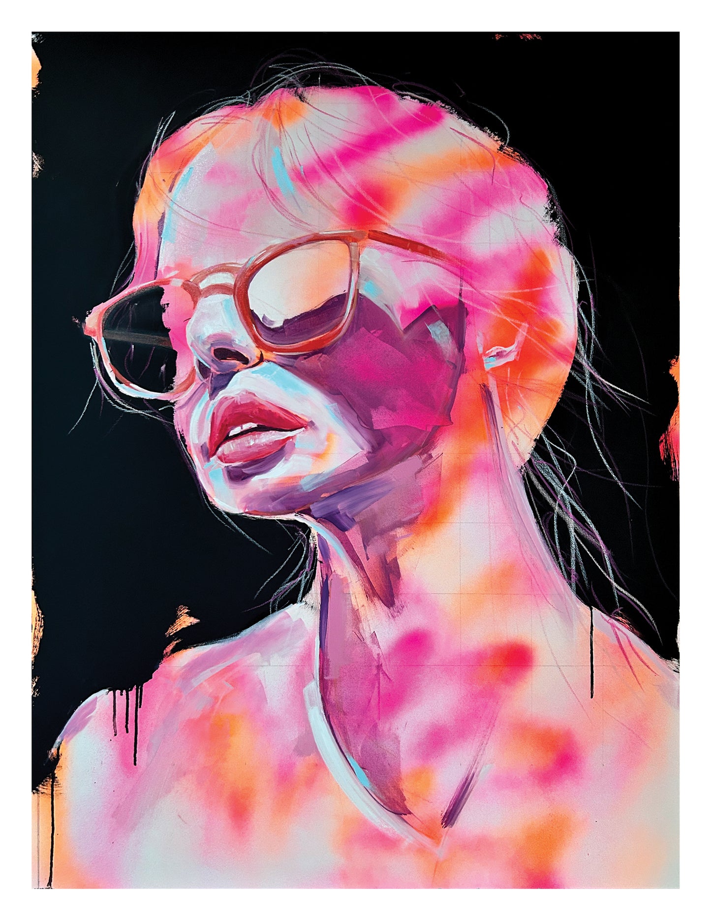 'Golden Hour Girl' PAPER PRINT