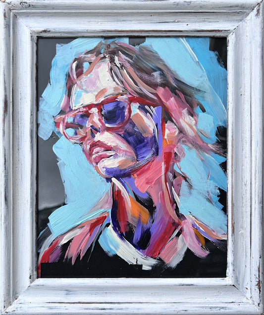 Girl on Glass