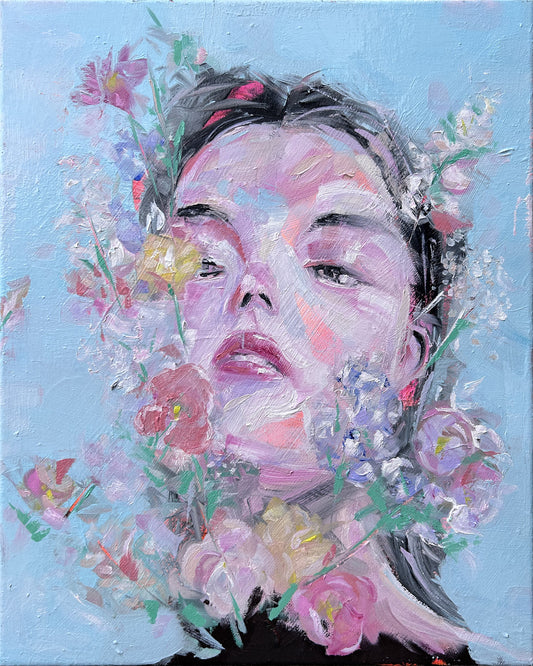 Girl with Flowers