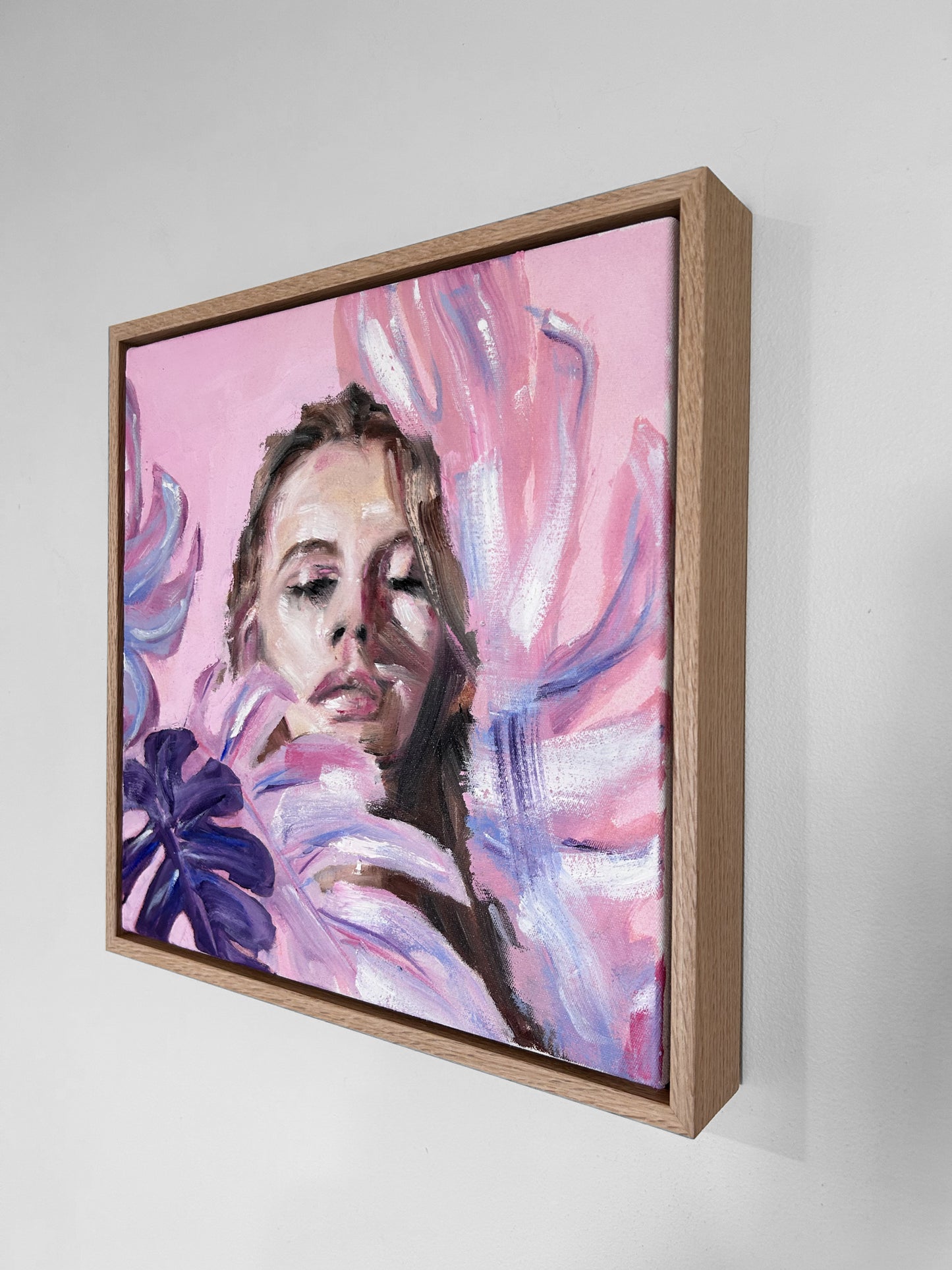 Girl with Leaves