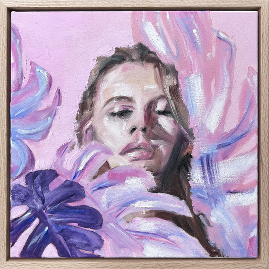 Girl with Leaves