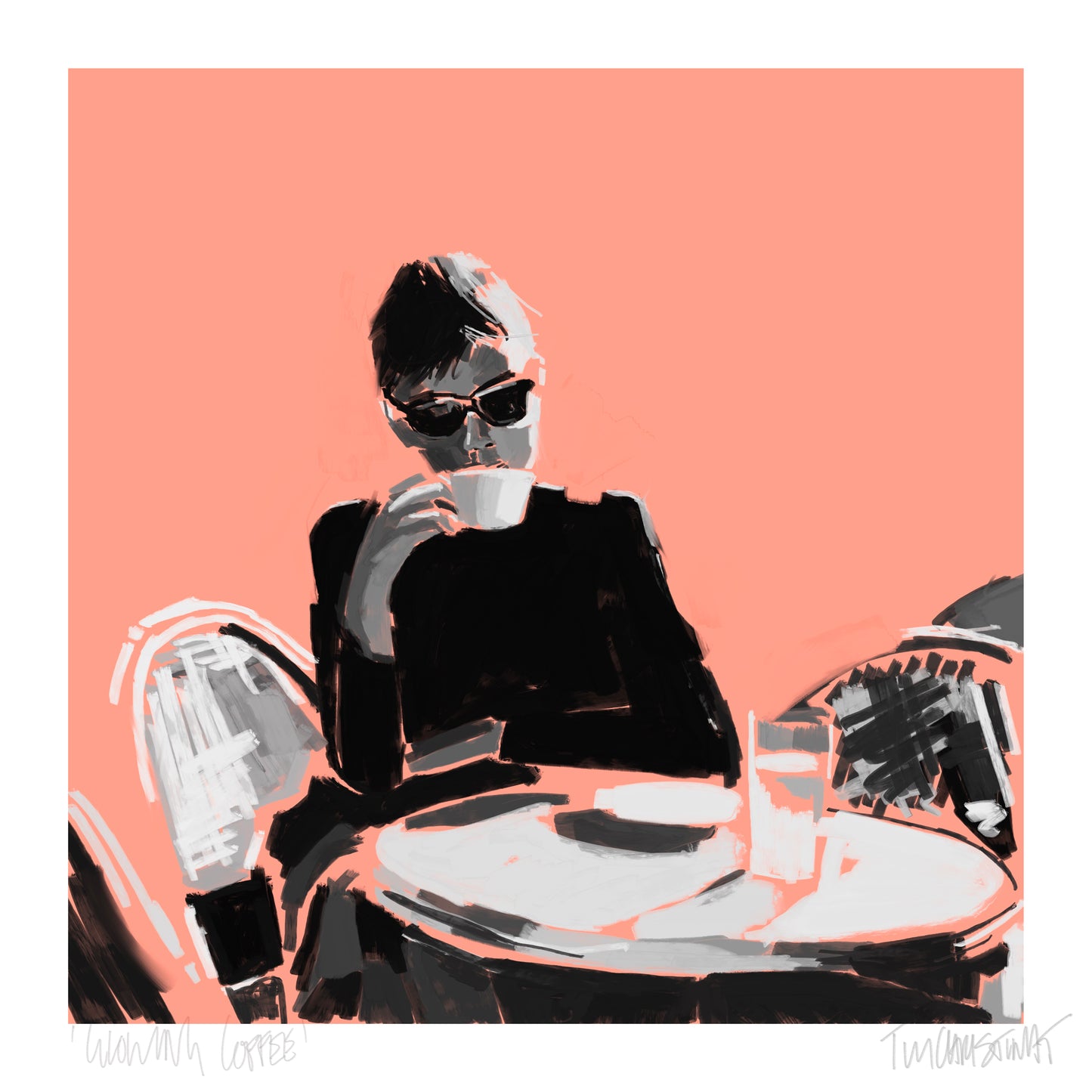 'Glowing Coffee' PRINT